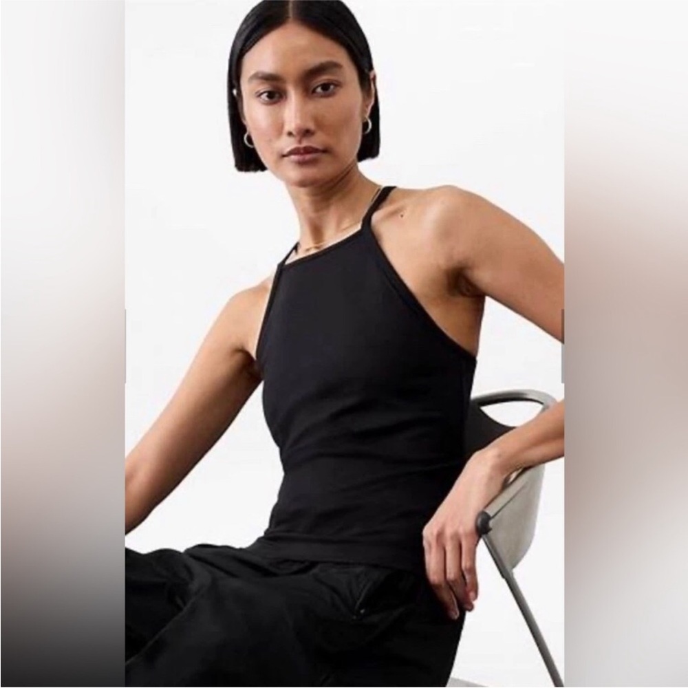 Athleta Signature Rib Built in Bra Tank M